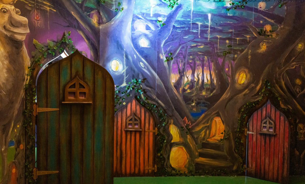 Elf Town forest set